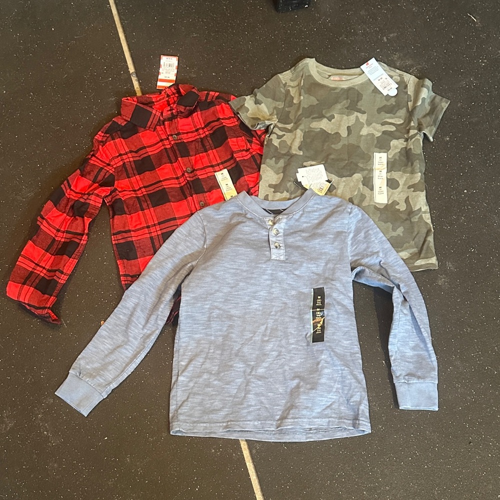 Boys M(8) Long Sleeve Shirt Lot